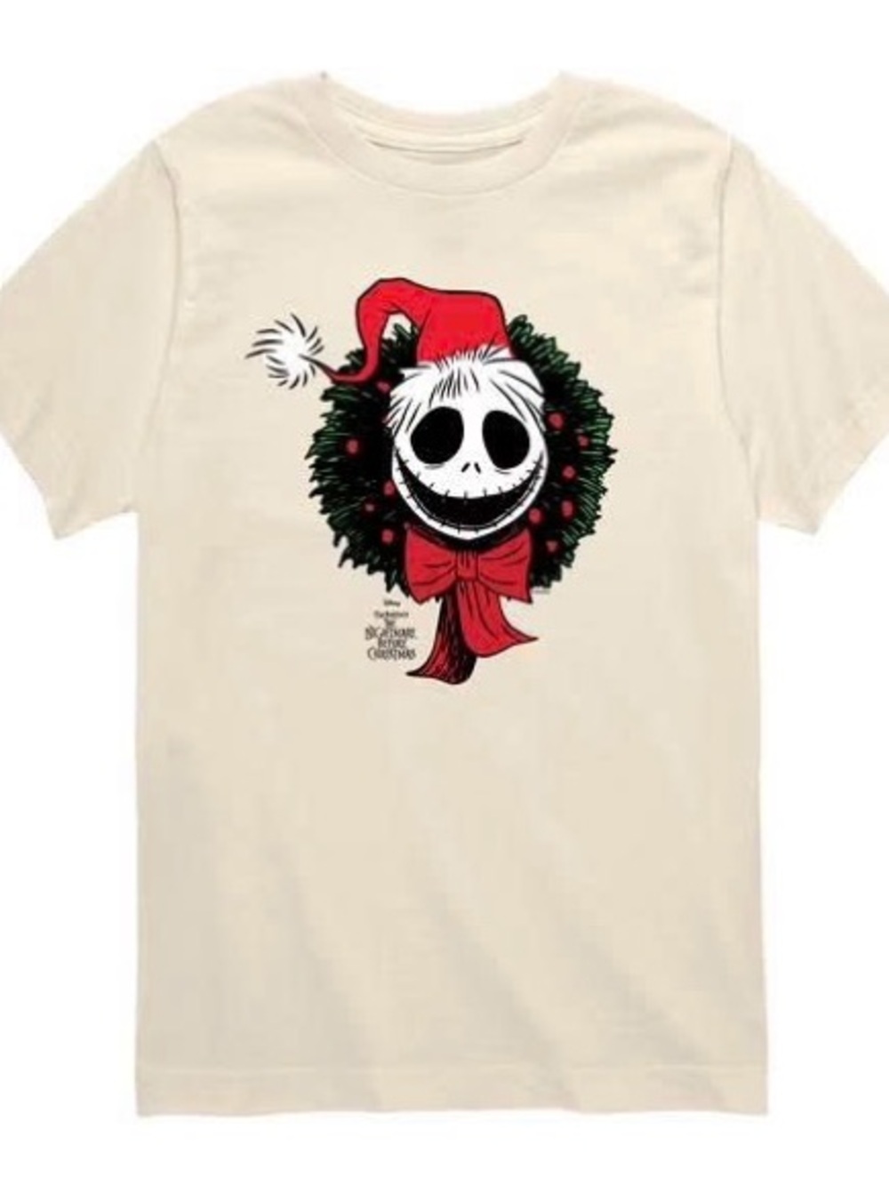 Holiday Skull Wreath Graphic Tee